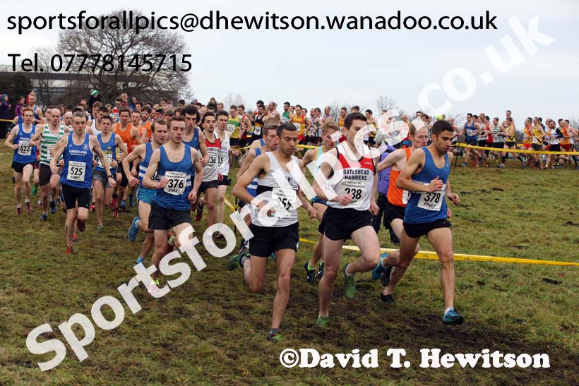 Senior mens North Eastern Cross Country, Aykley Heads, Durham. Photo: David T. Hewitson/Sports for All Pics